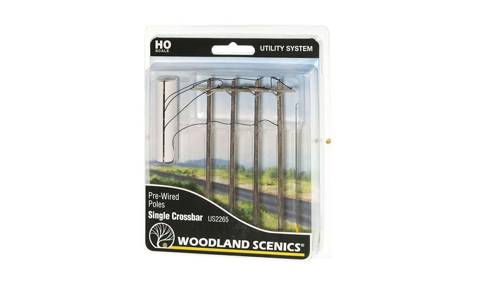 US2265 UTILITY POLES SINGLE BAR-HO