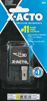 X411 #11 BLADES 15PK