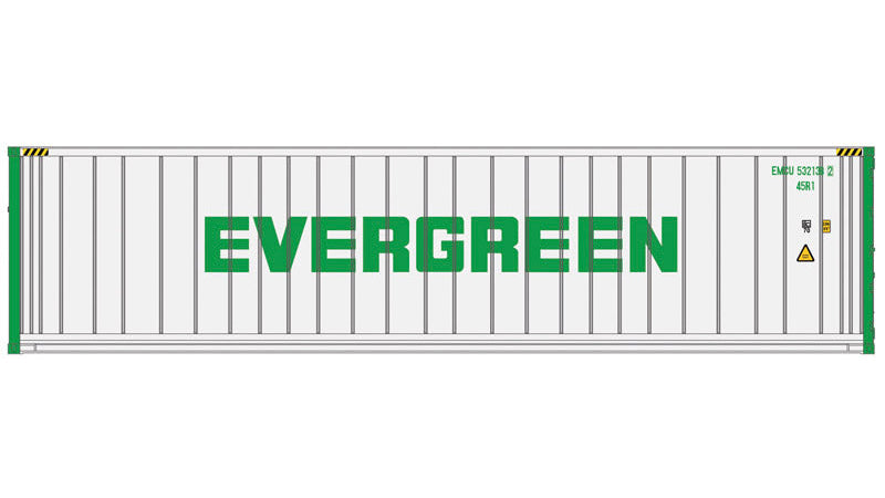 3009069 EVERGREEN 40' REEFER CONTAINER 4PC. SET-O