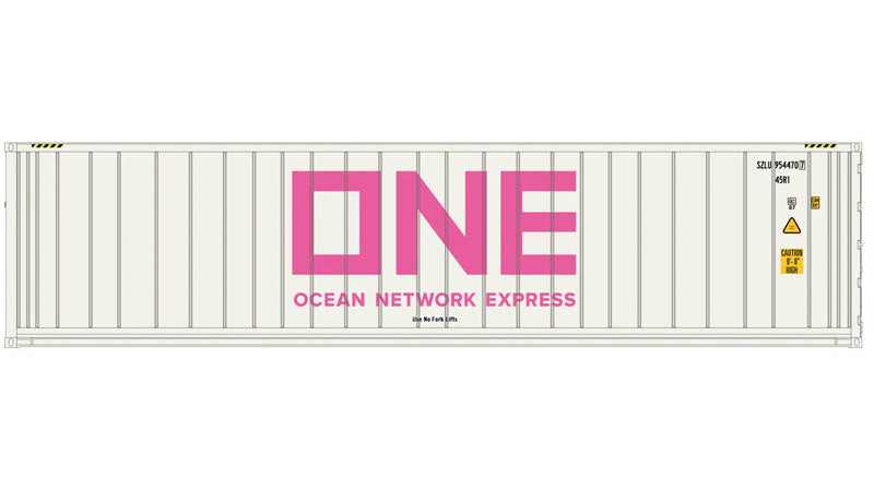 3009073 OCEAN NETWORK EXPRESS (ONE) 40' REEFER CONTAINER 4PC. SET-O