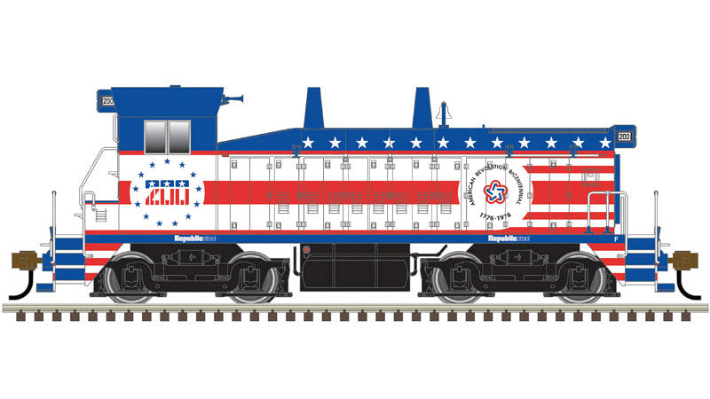 30138883 REPUBLIC STEEL SW9 #200 2-RAIL ANALOG-O