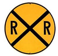 10201 RAILROAD CROSSING SIGN