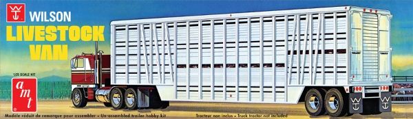 1106 WILSON LIVESTOCK TRAILER-1:25 SCALE