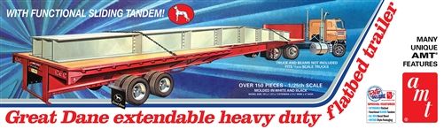 1111 GREAT DANE FLATBED TRAILER-1:25 SCALE