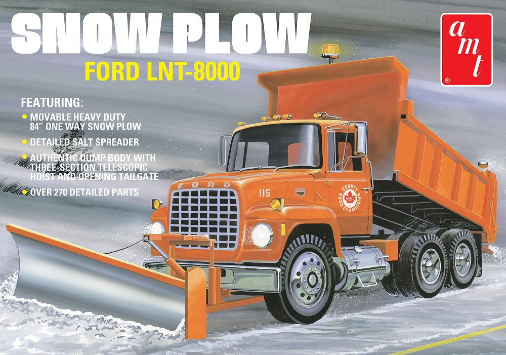 1178 FORD SNOW PLOW TRUCK-1:25 SCALE