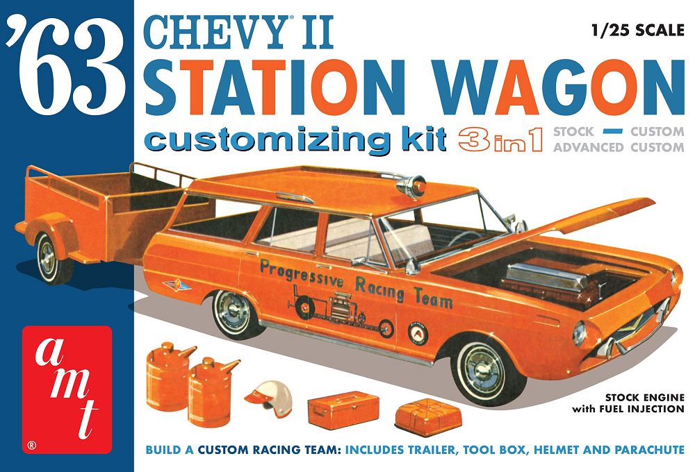 1201 '63 CHEVY II STATION WAGON-1:25 SCALE