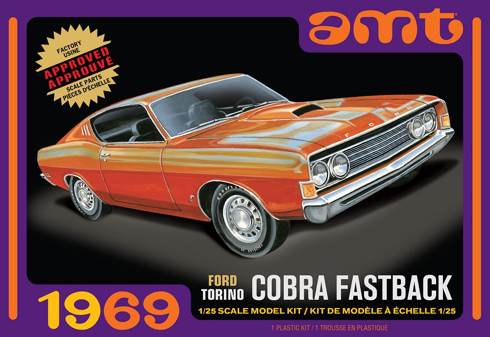 1217 '69 FORD TORINO COBRA FAST-1:25 SCALE