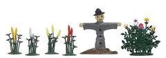 1233 LUPINES, DAHLIAS SCARECROW-HO