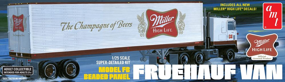 1234 MILLER FRUEHAUF TRAILER-1:25 SCALE