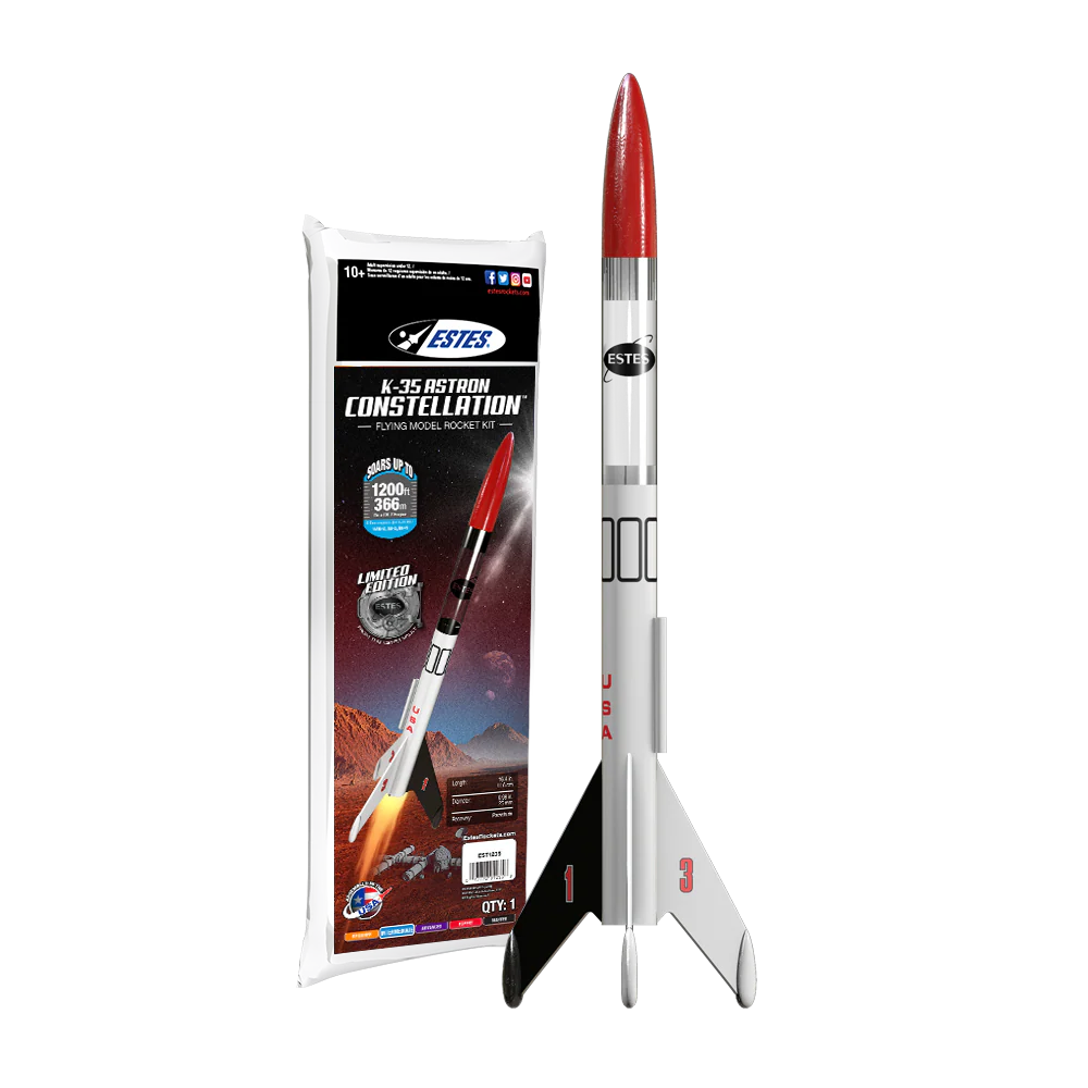 1235 K-35 ASTRON CONSTELLATION FLYING MODEL ROCKET KIT