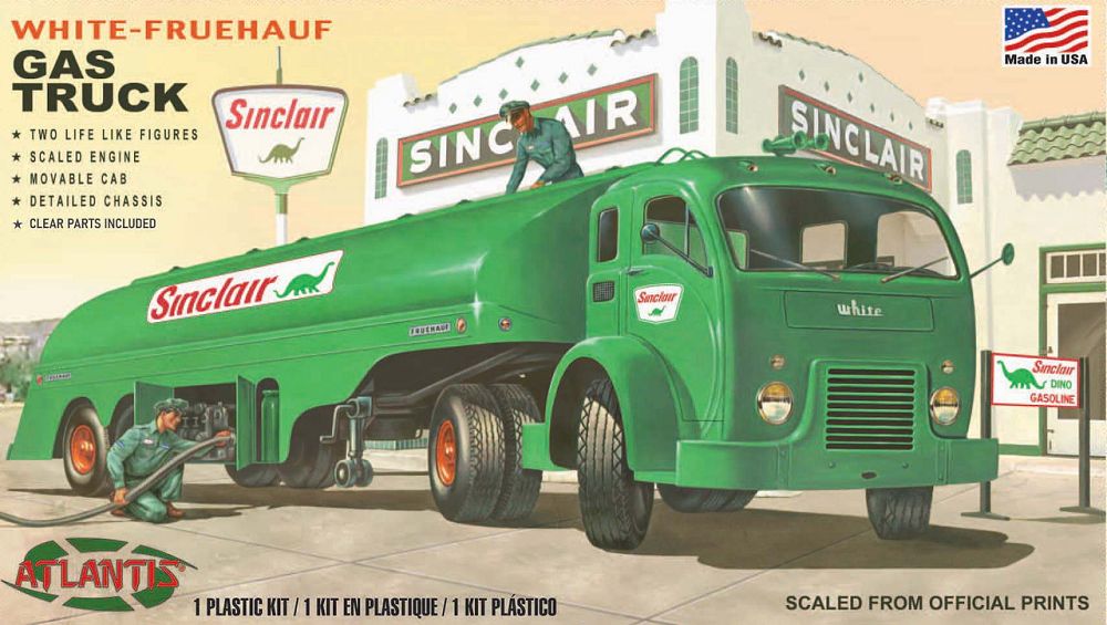 1402 WHITE-FRUEHAUF GAS TRUCK-1:48 SCALE