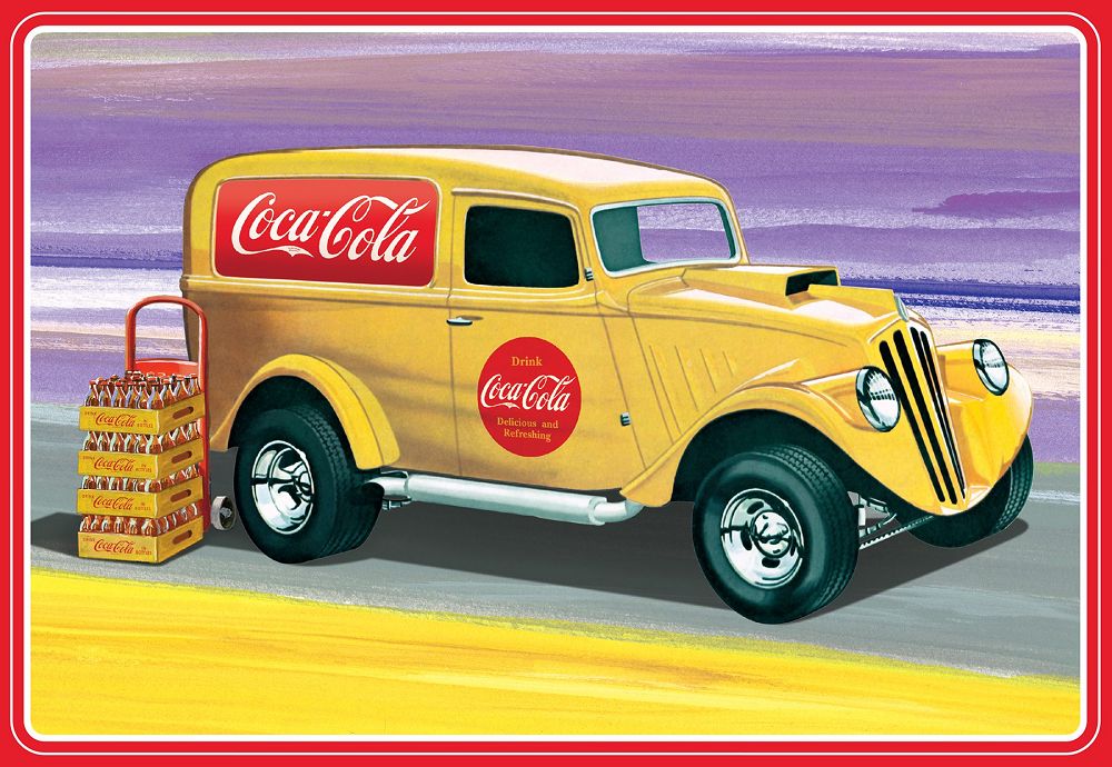 1406 '33 WILLYS COCA-COLA VAN-1:25 SCALE