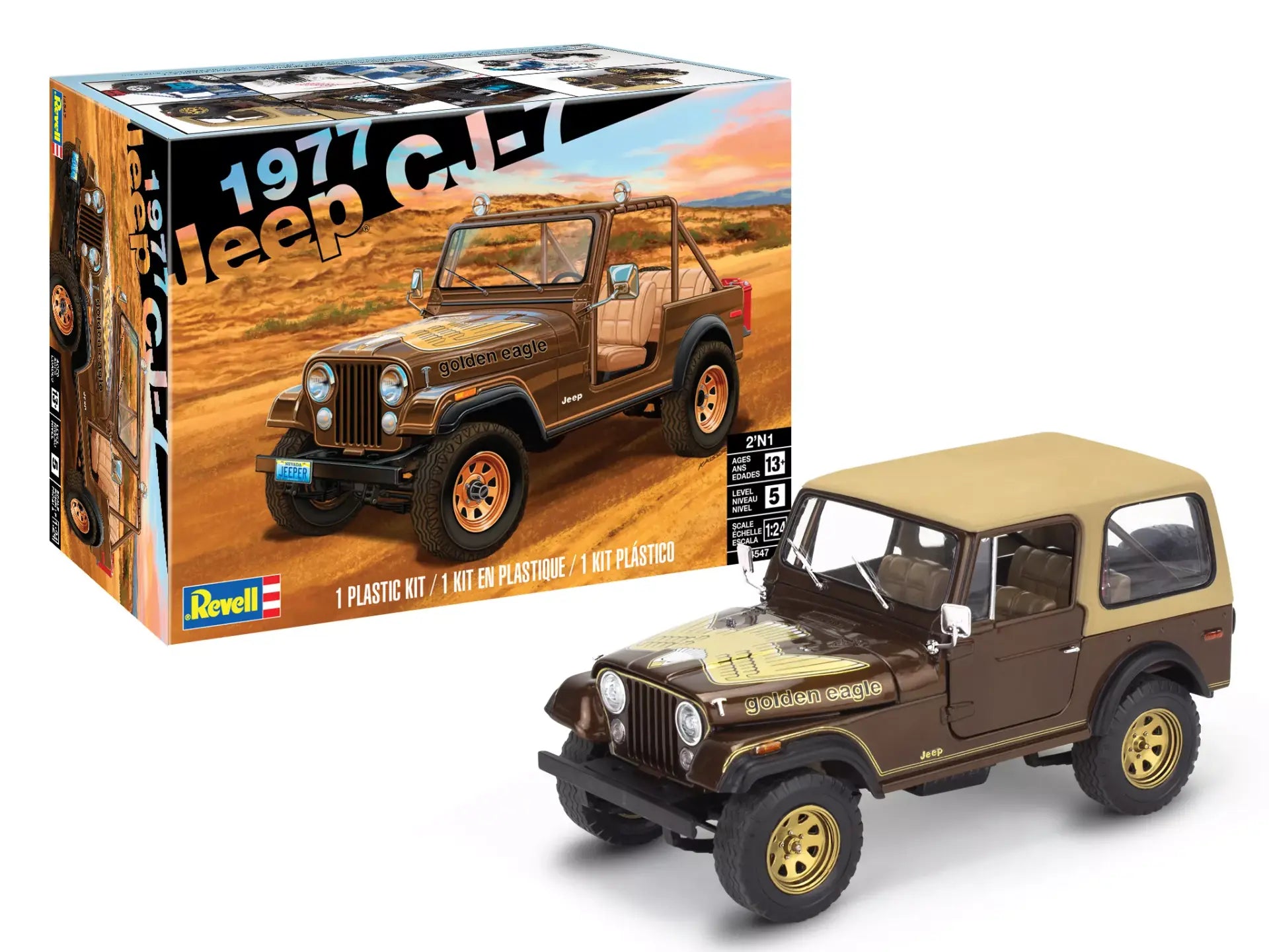 14547 '77 JEEP CJ-7-1:24 SCALE