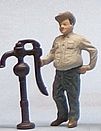 1598 FARMER WITH WATER PUMP-O