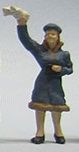 1618 WOMAN WAVING HANDKERCHIEF-O