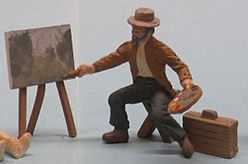 1625 ARTIST PAINTING-O