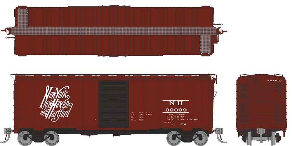 181005 NEW HAVEN AAR 40' BOXCAR-HO