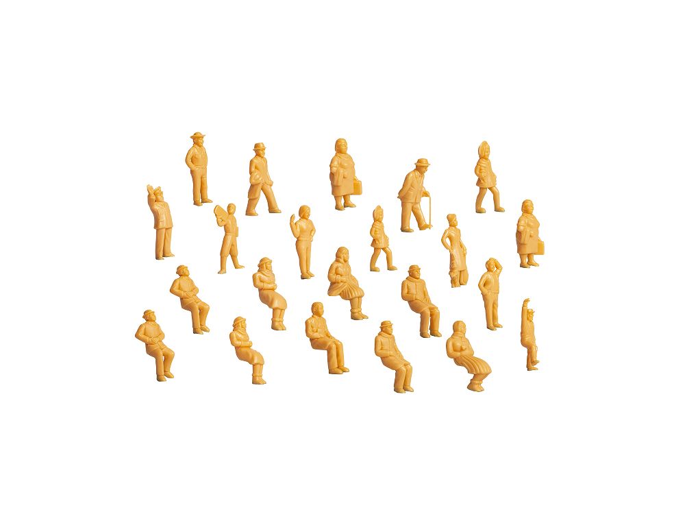 1930300 FIGURES UNPAINTED 36PC.-O