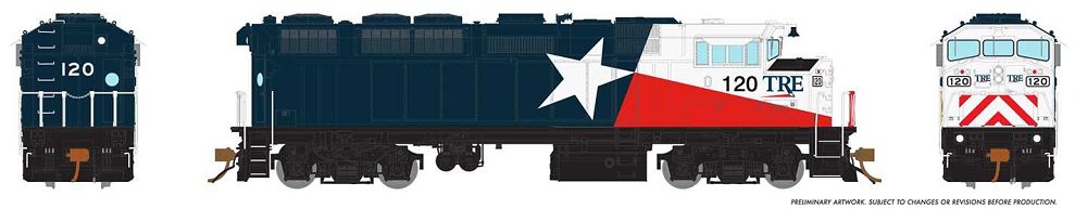 19525 TRINITY RAIL EXPRESS #120-HO