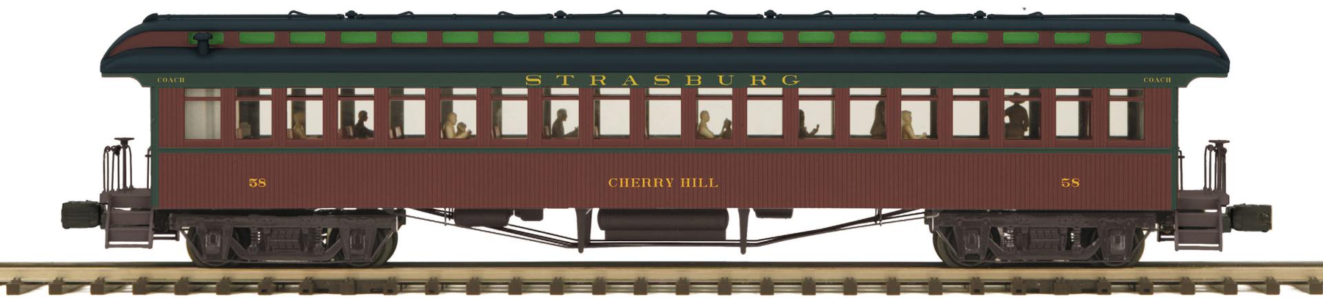 20-62104 STRASBURG RAILROAD 64' WOODSIDE PASSENGER CAR-O