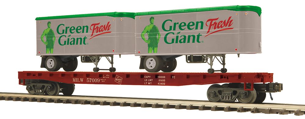 20-95555 MILWAUKEE FLAT CAR-O
