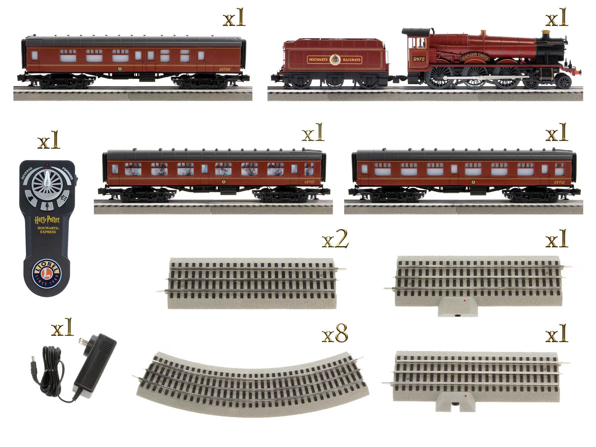 2123140 HARRY POTTER HOGWARTS EXPRESS TRAIN SET-O