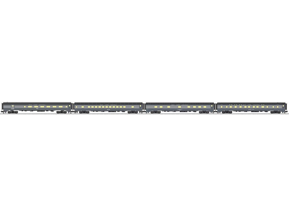 2127310 NEW YORK CENTRAL 20TH CENTURY LIMITED PASSENGER 4-CAR SET-O