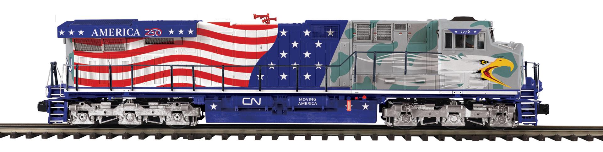 22-22189-2 CANADIAN NATIONAL #1776 ES44AC "SREAMING EAGLE" 2-RAIL-O