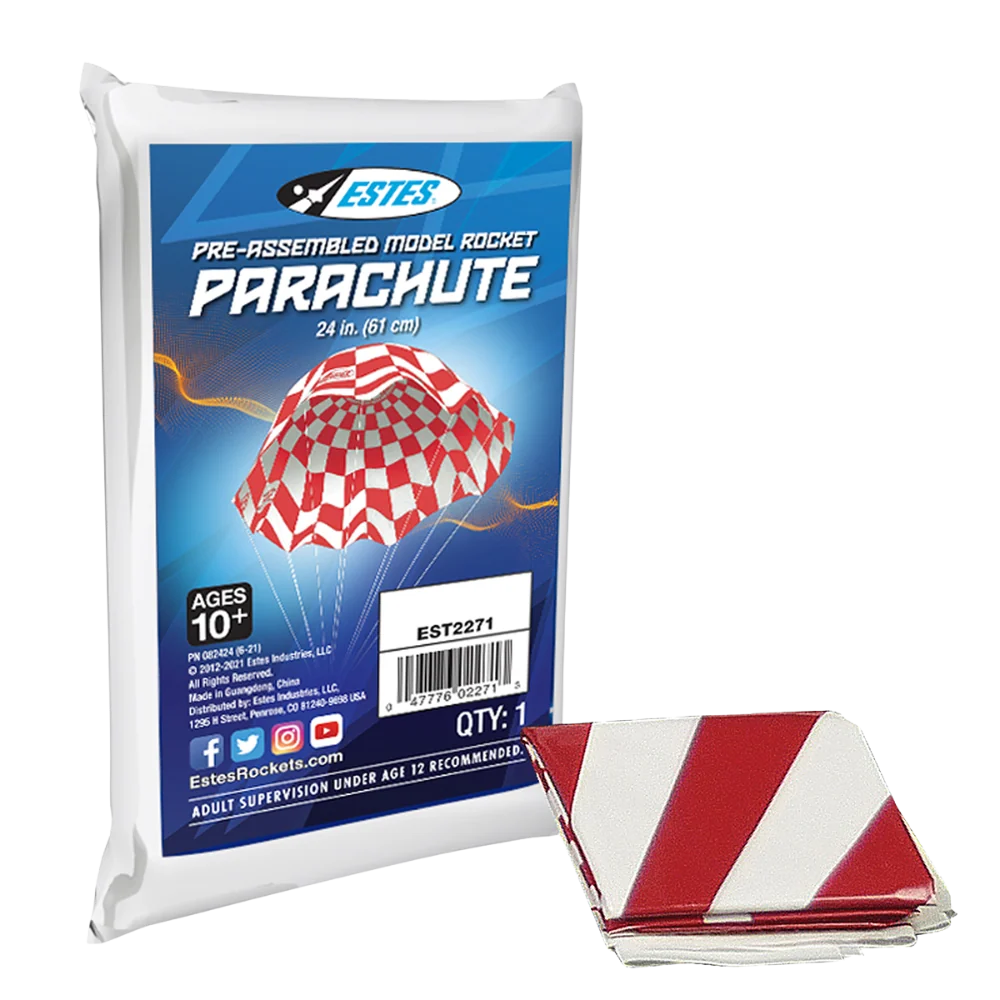 2271 24" MODEL ROCKET PARACHUTE