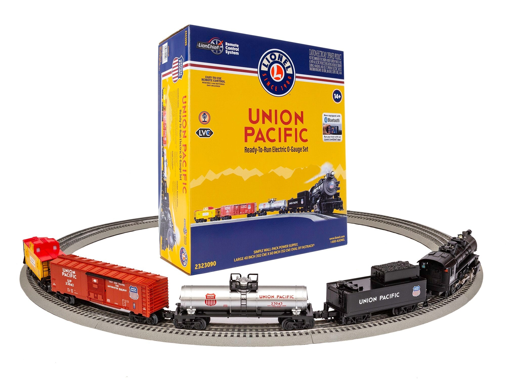 2323090 UNION PACIFIC FLYER STEAM FREIGHT TRAIN SET-O