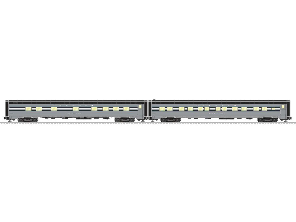 2327320 NEW YORK CENTRAL 20TH CENTURY LIMITED PASSENGER CAR 2-PK-O