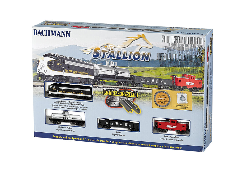24025 NORFOLK SOUTHERN STALLION DIESEL FREIGHT TRAIN SET-N