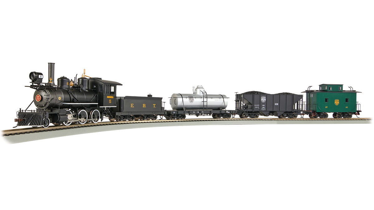 25025 EAST BROAD TOP STEAM FREIGHT TRAIN SET-O