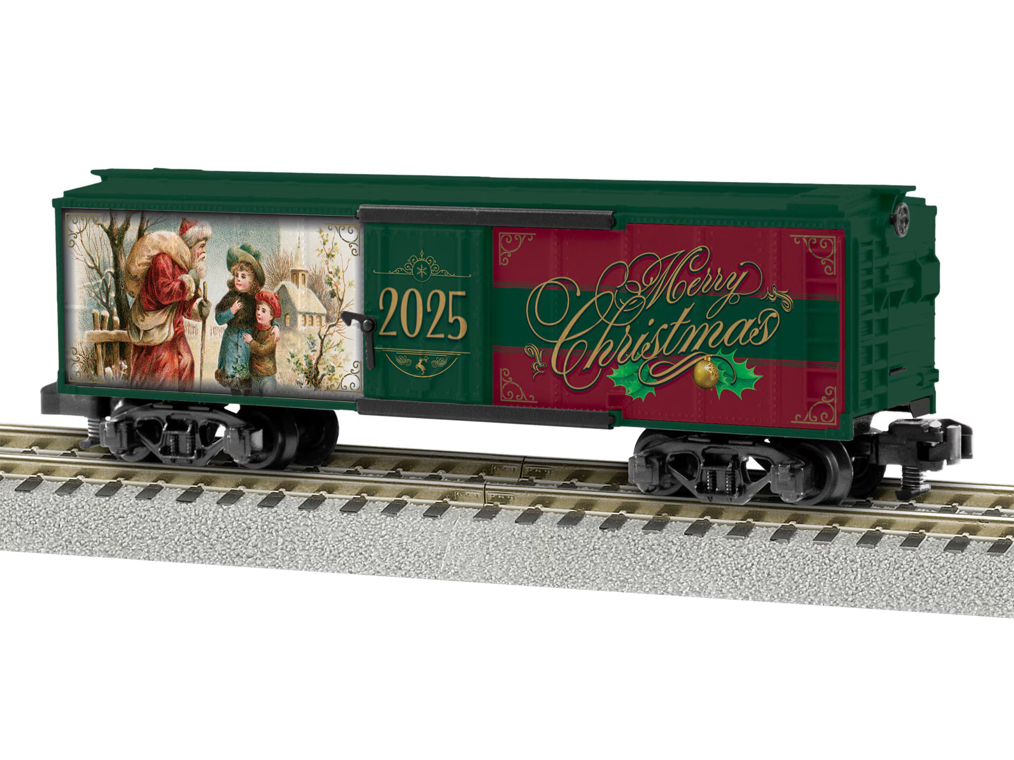 2519010 AMERICAN FLYER 2025 CHRISTMAS BOXCAR-S