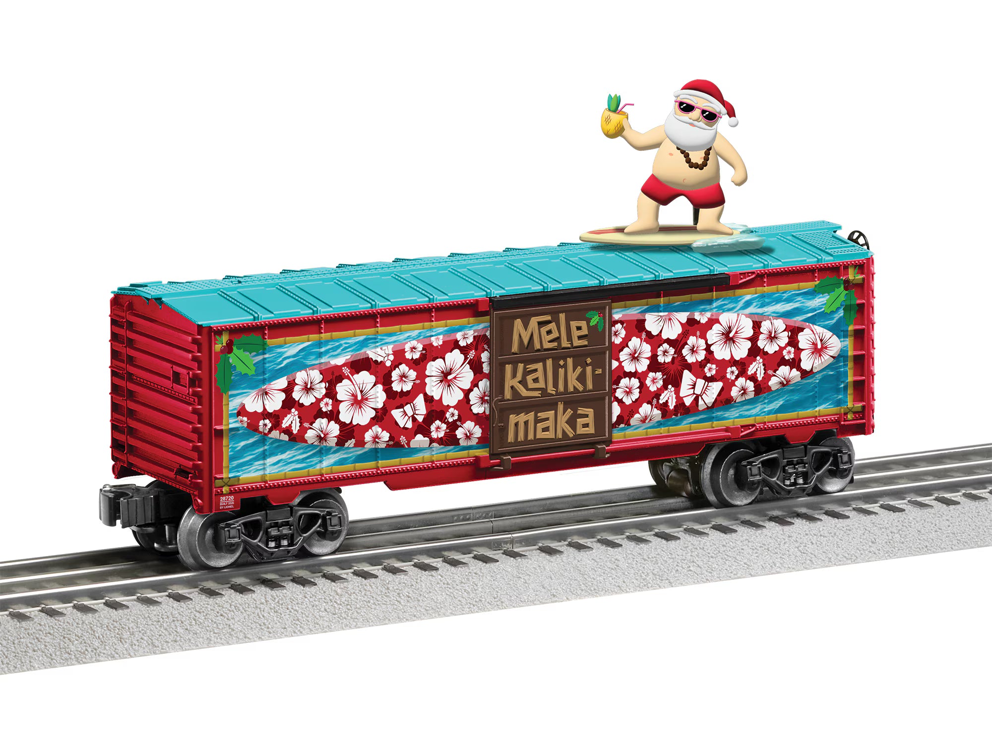 2528720 SURFING SANTA BOXCAR-O