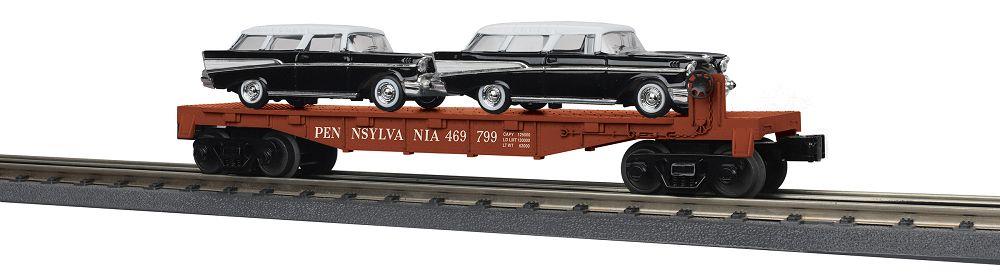 30-76873 PRR FLAT CAR W/ LOAD-O