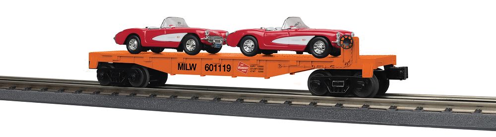 30-76875 MILWAUKEE ROAD FLAT CAR W/ LOAD-O