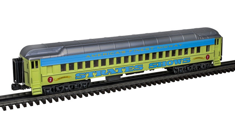 3001773A JAMES E. STRATES SHOWS "BLUE TRAIN" HEAVYWEIGHT PASSENGER CAR SET-O