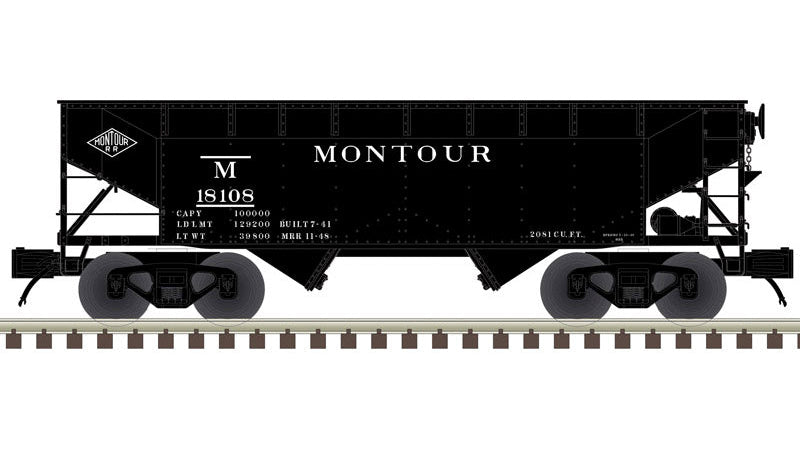 3004153 MONTOUR 2-BAY OFFSET HOPPER 2-RAIL-O