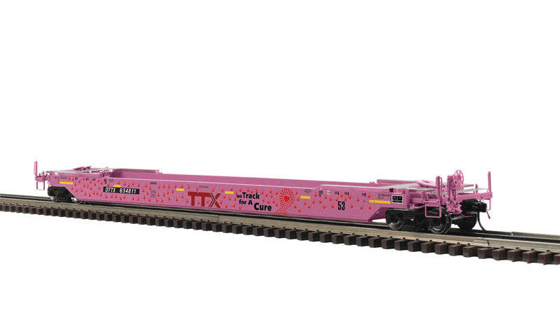 3003165 TTX (ON TRACK FOR A CURE) 53' REBUILT WELL CAR #654811-O