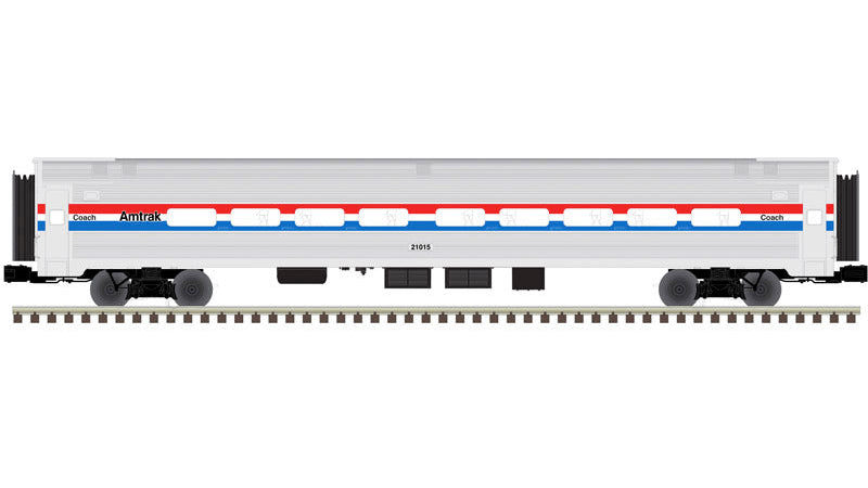 3004221-2 AMTRAK PHASE III AMFLEET PASSENGER CAR #21221 2-RAIL-O