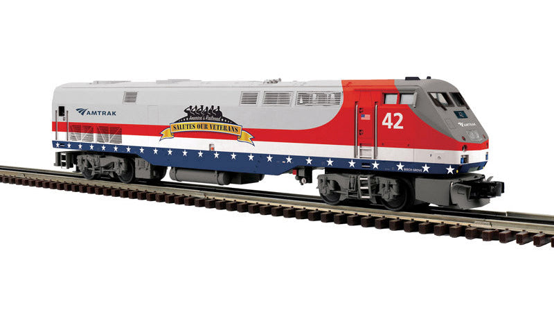 30138897 AMTRAK P42 GENESIS SALUTE TO VETERANS #42 2-RAIL-O