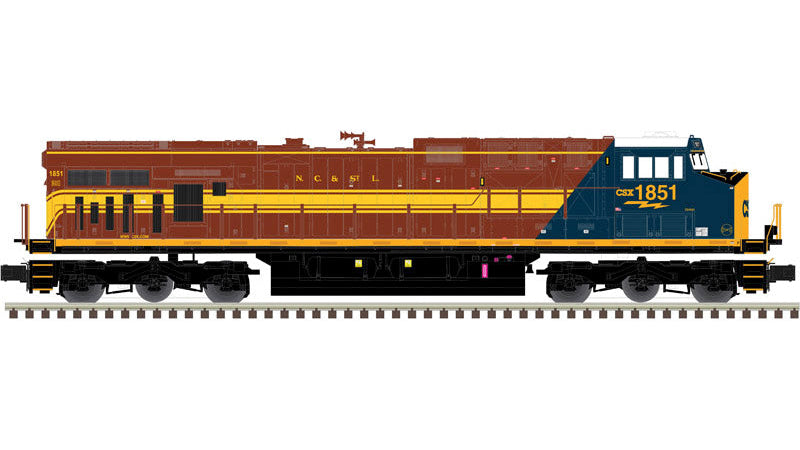30138919 CSX NC&StL HERITAGE ES44 #1851 2-RAIL-O