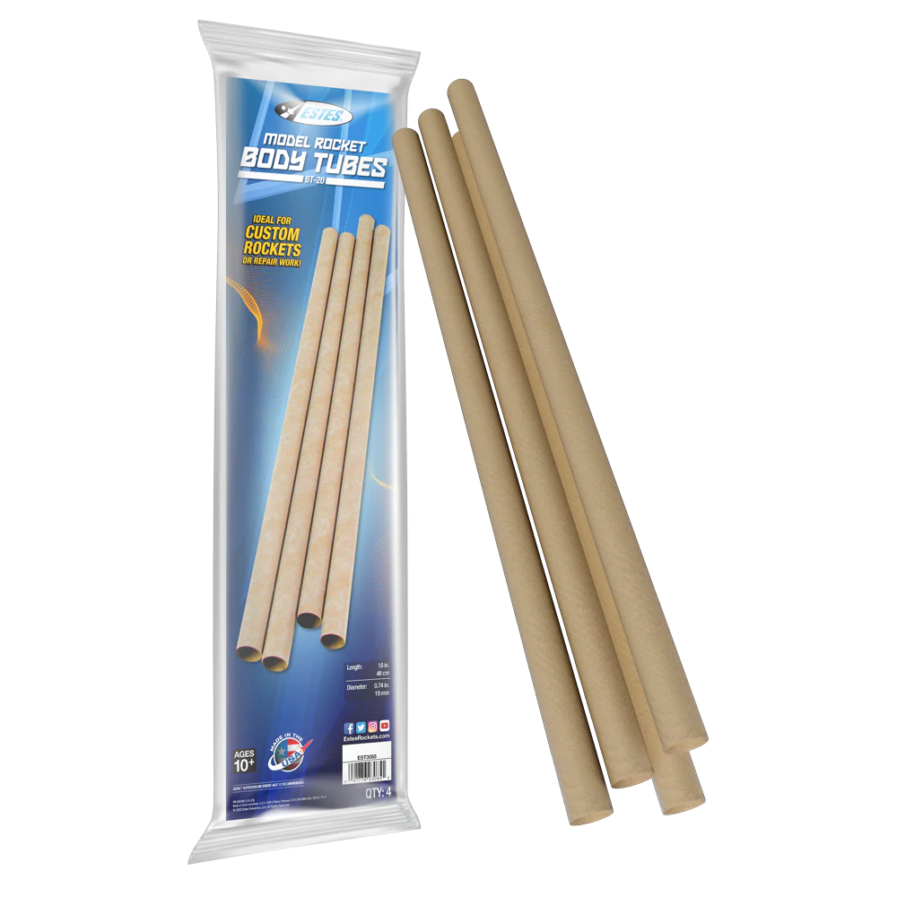 3085 BT-20 MODEL ROCKET BODY TUBES