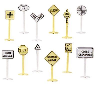 42513 ROAD & RAILROAD SIGNS-N