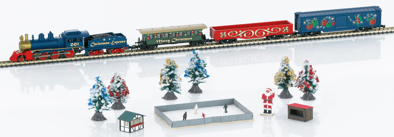 441-81846 MARKLIN MINI "CHRISTMAS-EDITION" ELECTRIC TRAIN SET-Z