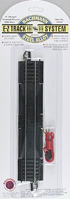 44410 9" EZ-TRACK TERMINAL STRAIGHT STEEL ALLOY-HO