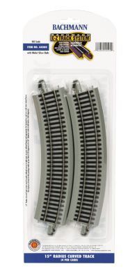 44505 EZ-TRACK 15" CURVE NICKEL SILVER-HO