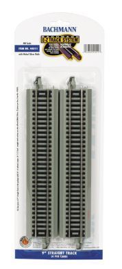 44511 EZ-TRACK 9" STRAIGHT NICKEL SILVER-HO
