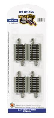 44513 EZ-TRACK 2.25" STRAIGHT NICKEL SILVER-HO